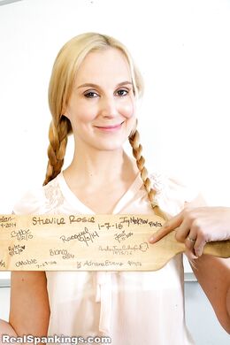 A.J.R. ,the golden girl of spanking