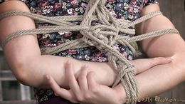 Teen in purple dress orally pleased her black master