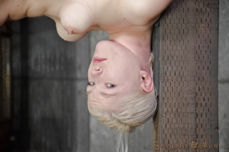Perfect young blonde and a big black cock in her twat