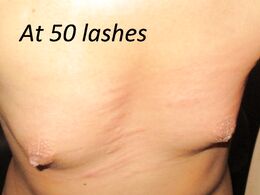 100 lashes with others watching