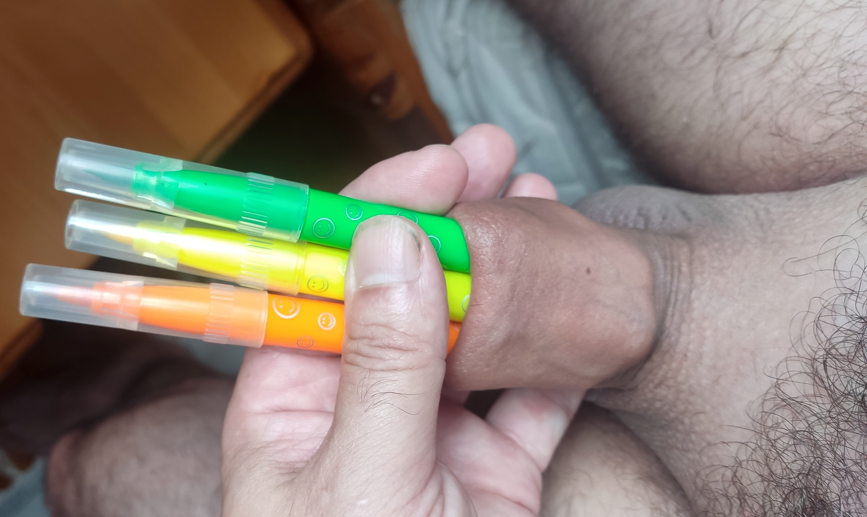 Foreskin play - sharpie