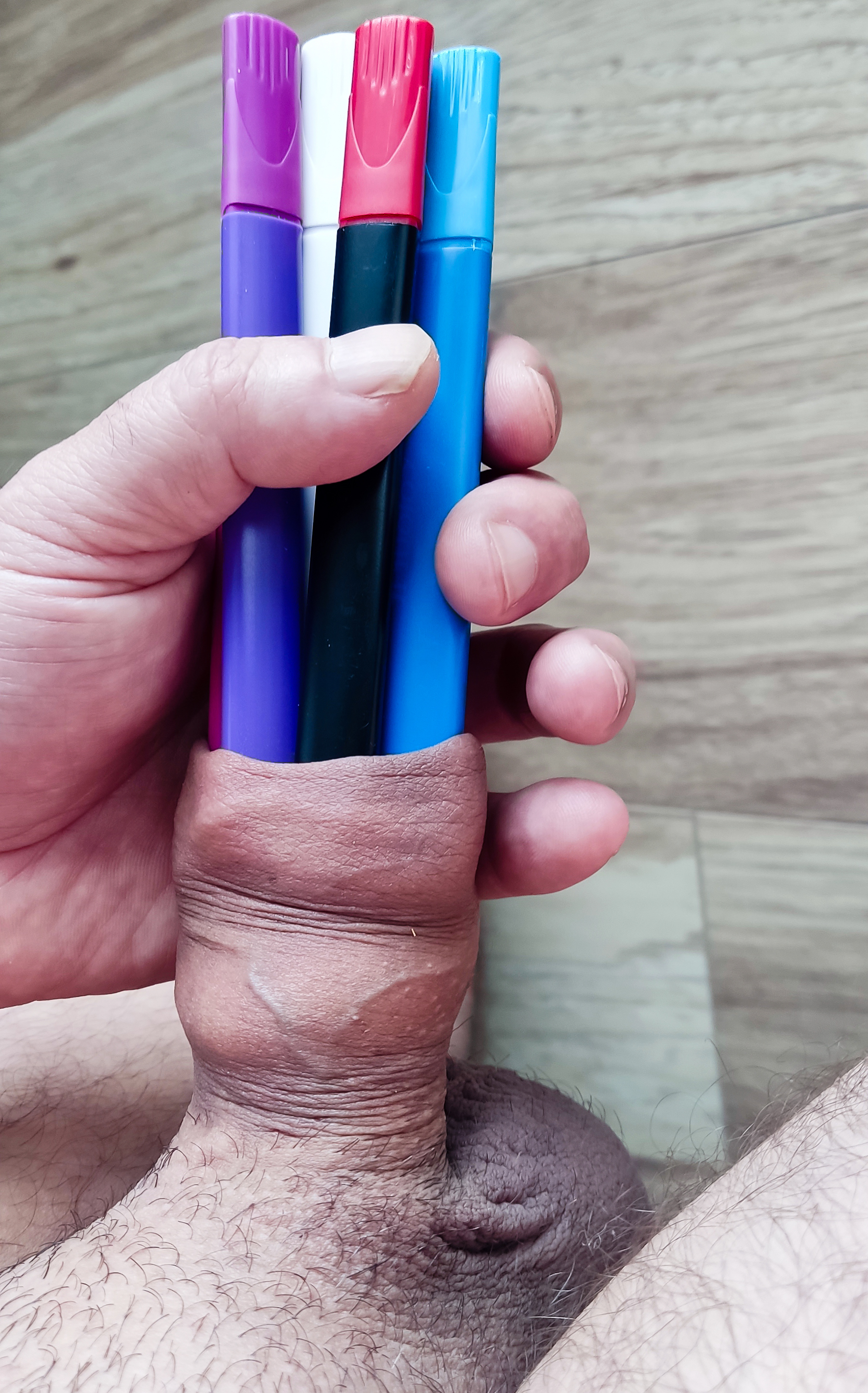 Foreskin play - sharpie