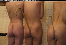 Today the schoolgirls taste the rod of correction