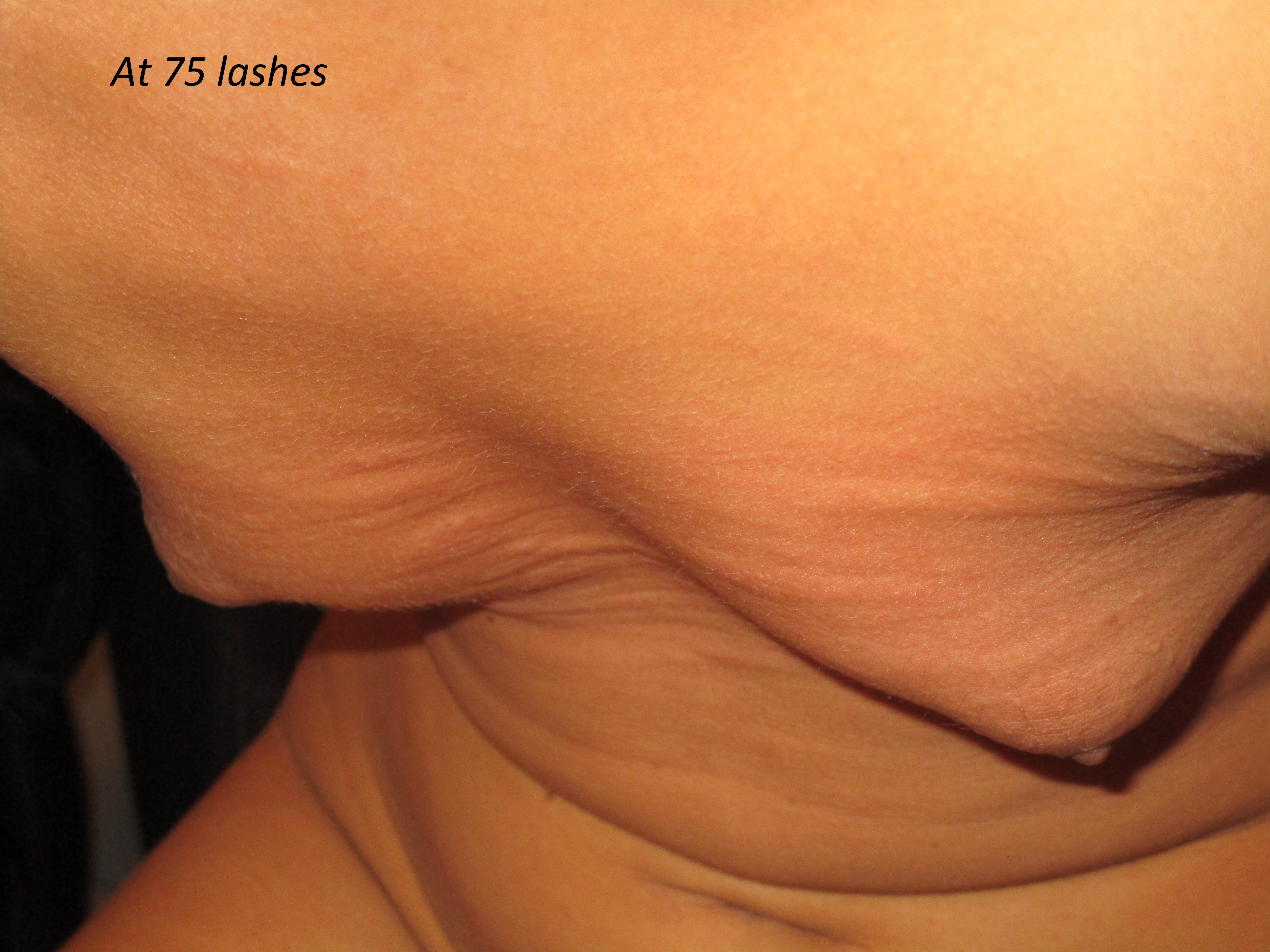 100 lashes with others watching