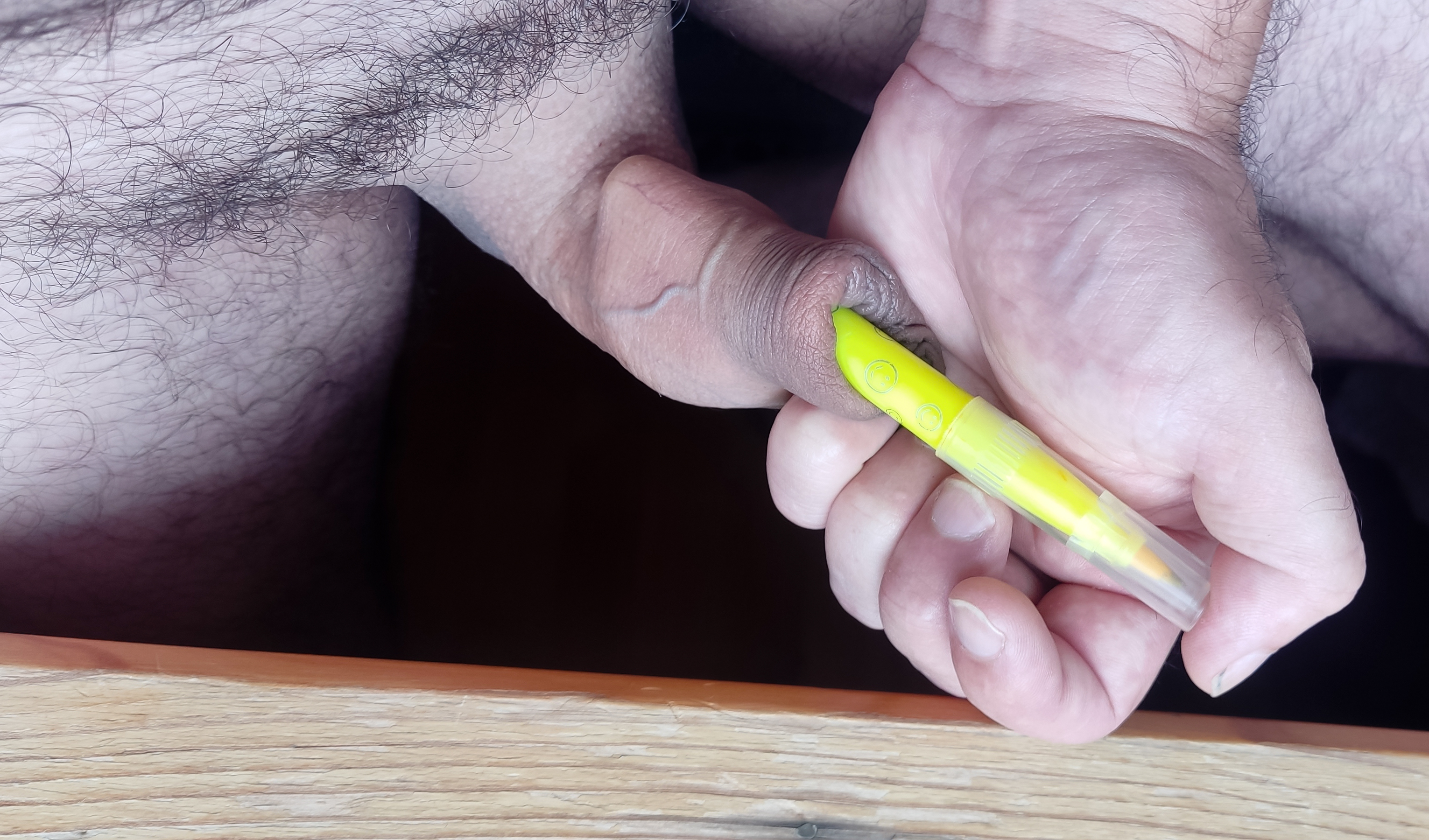 Foreskin play - sharpie