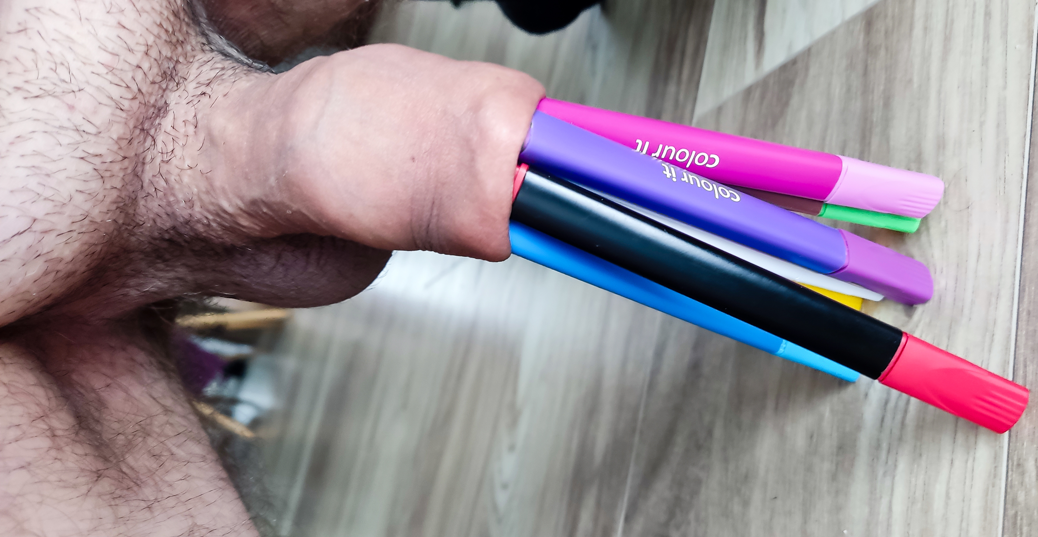 Foreskin play - sharpie