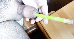 Foreskin play - sharpie