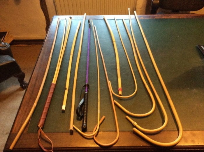 Favorite implements in the discipline of naughty schoolgirls